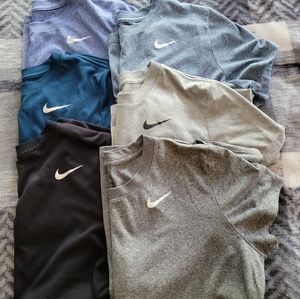 6 women's Nike dri-fit shirts